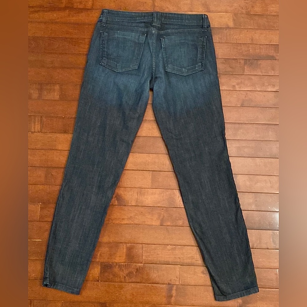 Dylan George Cara Low Rise Skinny Blue SZ 28  Designer Y2K Style Denim Jeans - Picture 6 of 10